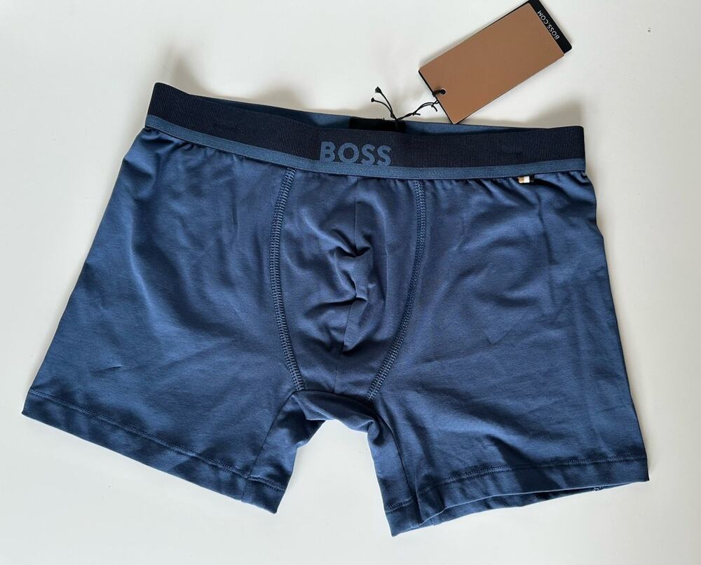 BOSS Hugo Boss Briefs Underwear Solid Blue Large NWT $28